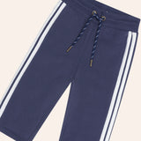 Huxbaby Sporty Stripe Sweatshirt & Sweatpants Set ~ Ink