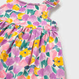 Mayoral Baby Girl Printed Dress w/ Bloomer ~ Lilac