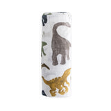 Little Unicorn Cotton Muslin Swaddle ~ Dino Friends