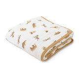 Little Unicorn Organic Cotton Muslin Quilt ~ Animal Crackers