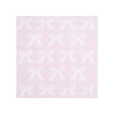 Angel Dear Chenille Blanket ~ Baby Pink Bows