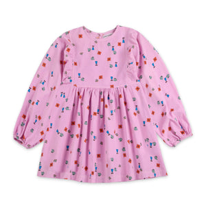 Bobo Choses Baby Blossom Print Woven Dress ~ Pink