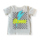 Rowdy Sprout Baby Bowie Checker s/s Tee ~ Vintage White