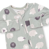 Angel Dear 2 Way Zipper Footie ~ Black Sheep