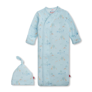 Magnetic Me Modal Gown & Hat Set ~ Serene Safari/Blue