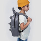 7AM Enfant Dino Backpack ~ Graphite