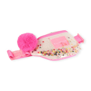 Billieblush Clear Glitter Fanny Pack ~ Pink