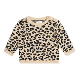 Huxbaby Leopard Sweater & Ribbed Leggings Set ~ Animal Print/Black