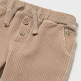 Mayoral Baby Boy Ribbed Velour Pants ~ Hazelnut