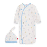 Magnetic Me Modal Gown & Hat Set ~ Baby Beats Blue