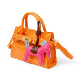 Tiny Treats Vivid Crocodile Pony Handbag