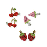 Milk x Soda Mini Glitter Fruit Hair Clip