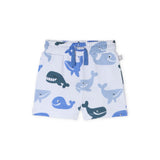 Stella McCartney Baby Boy Whale Sweatshirt & Shorts Set ~ White Multi