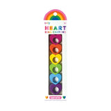 Ooly Heart Ring Crayons ~ Set of 6