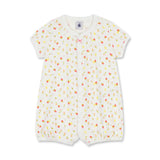 Petit Bateau s/s Tutti Frutti Print Short Romper ~ White Multi