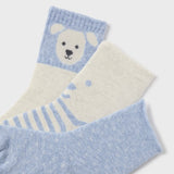 Mayoral Baby Boy Socks 3 Pack ~ Sky Blue