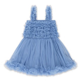 Huxbaby Girls Tulle Cha Cha Dress ~ Bijou Blue
