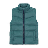 Mayoral Boys Puffer Vest, l/s T-Shirt & Sweatpants Set ~ Dark Lake