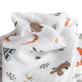 Little Unicorn Cotton Muslin Swaddle ~ Forest Friends