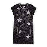 MIA New York Textured Dress w/ Stars ~ Black