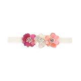 Bari Lynn Crystallized Sequin Flowers Baby Headband