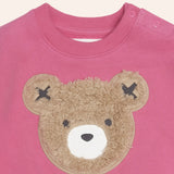 Huxbaby Furry Huxbear Sweatshirt & Sweatpants Set ~ Dusty Berry