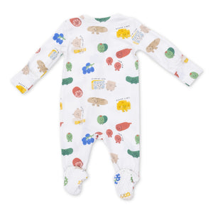 Angel Dear 2 Way Zipper Footie ~ Charcuterie Cuties