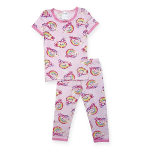 Esme s/s Top & Capris Pj Set ~ Lucky