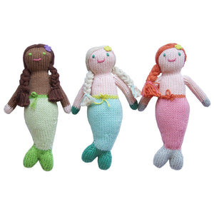 Blabla Knit Rattle ~ Symphony the Mermaid