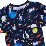 Angel Dear 2 Way Zipper Convertible Romper ~ Astronaut and Rockets