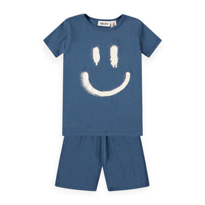 Molo Lou s/s Pajama Set ~ Best Blue