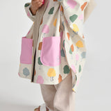 7am Rainwear Rain Poncho ~ Trees Beige