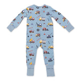 Angel Dear 2 Way Zipper Convertible Romper ~ Crayon Construction
