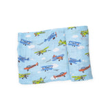 Angel Dear Swaddle Blanket ~ Vintage Planes Blue