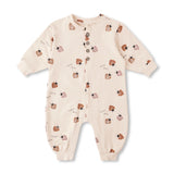 Quincy Mae Love Bug Relaxed Romper ~ Petal