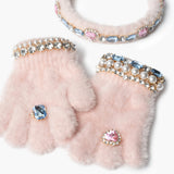 Super Smalls Cotton Candy Jeweled Gloves