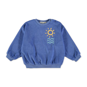 Babyclic Mediterraneo Terry Sweatshirt & Shorts Set ~ Electric Blue