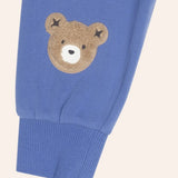 Huxbaby Furry Huxbear Sweatshirt & Sweatpants Set ~ Cobalt