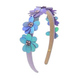 Bari Lynn Crystallized Sequin Flower Halo Headband