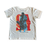 Rowdy Sprout Baby Johnny Cash Silhouette s/s Tee ~ Vintage White