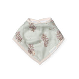 Loulou Lollipop Muslin Bandana Bib Set ~ Hedgehog Forest