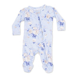 Angel Dear 2 Way Zipper Ruffle Back Footie ~ Ashley Rose Floral