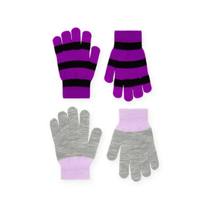 Molo Kei Gloves 2 Pack ~ Grey Melange