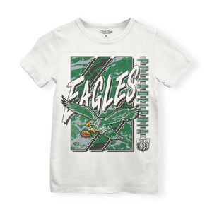 Junk Food Kids Eagles Shift s/s Tee ~ Vintage White