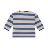 Babyface Baby Boy Sweatshirt ~ Blue Stripe