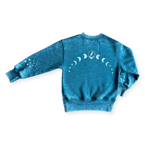 Rowdy Sprout Grateful Dead Moons Crewneck Sweatshirt ~ River Green