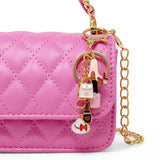 Tiny Treats Classic Link Chain Top Handle Handbag w/ Charms