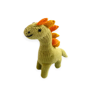 Estella Knit Baby Rattle ~ Brachiosuarus