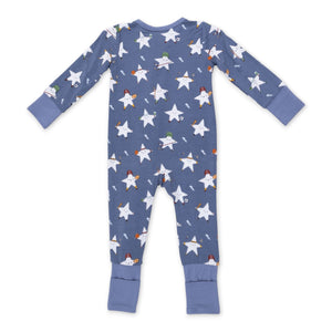 Angel Dear 2 Way Zipper Glow in the Dark Convertible Romper ~ Sports All Stars