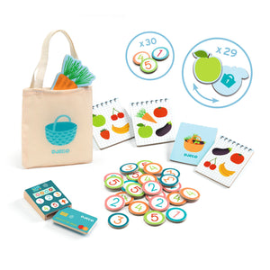Djeco Lea & Milo Little Market Play Set